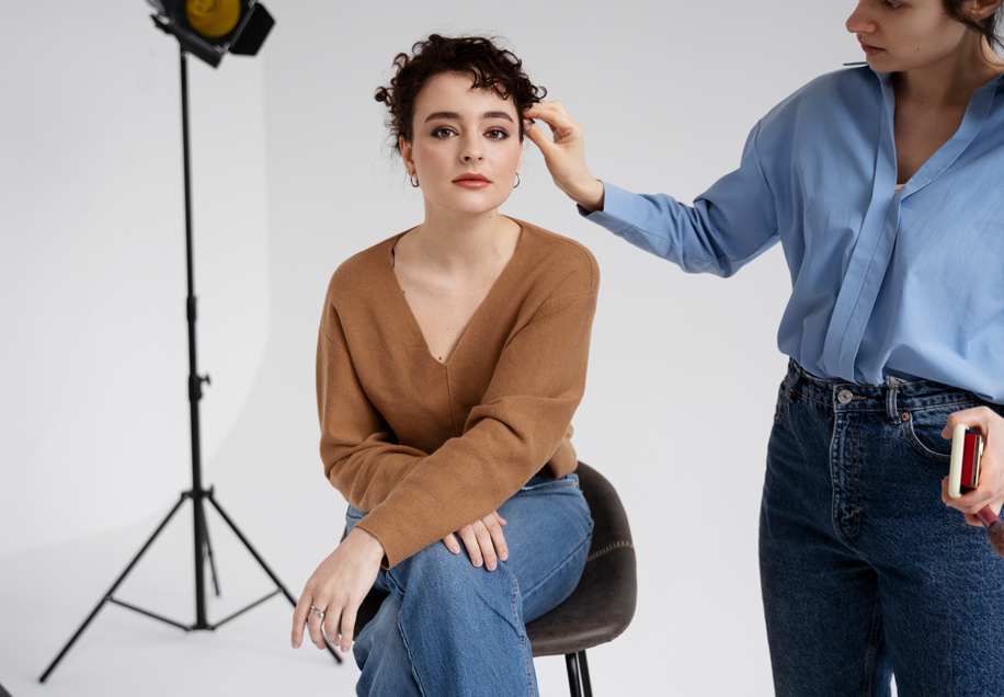 Photo shoot femme
