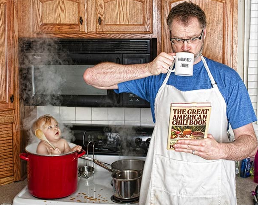 Dave Engledown - World's Best Father - Photo de famille