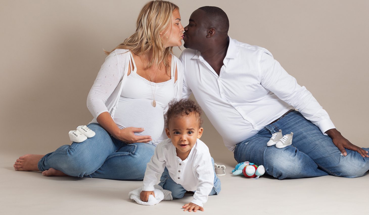Original photo grossesse famille