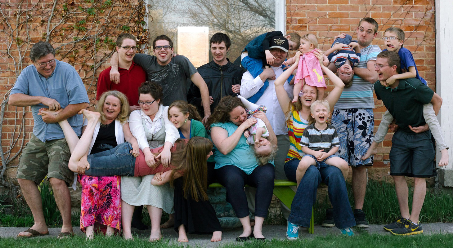 idée photo famille rigolote