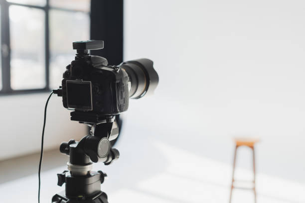 Appareil photo dans un studio