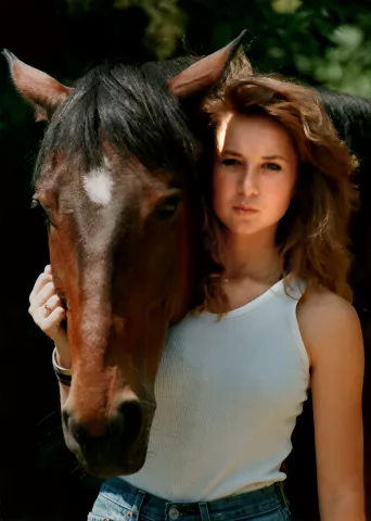 Shooting photo avec un cheval
